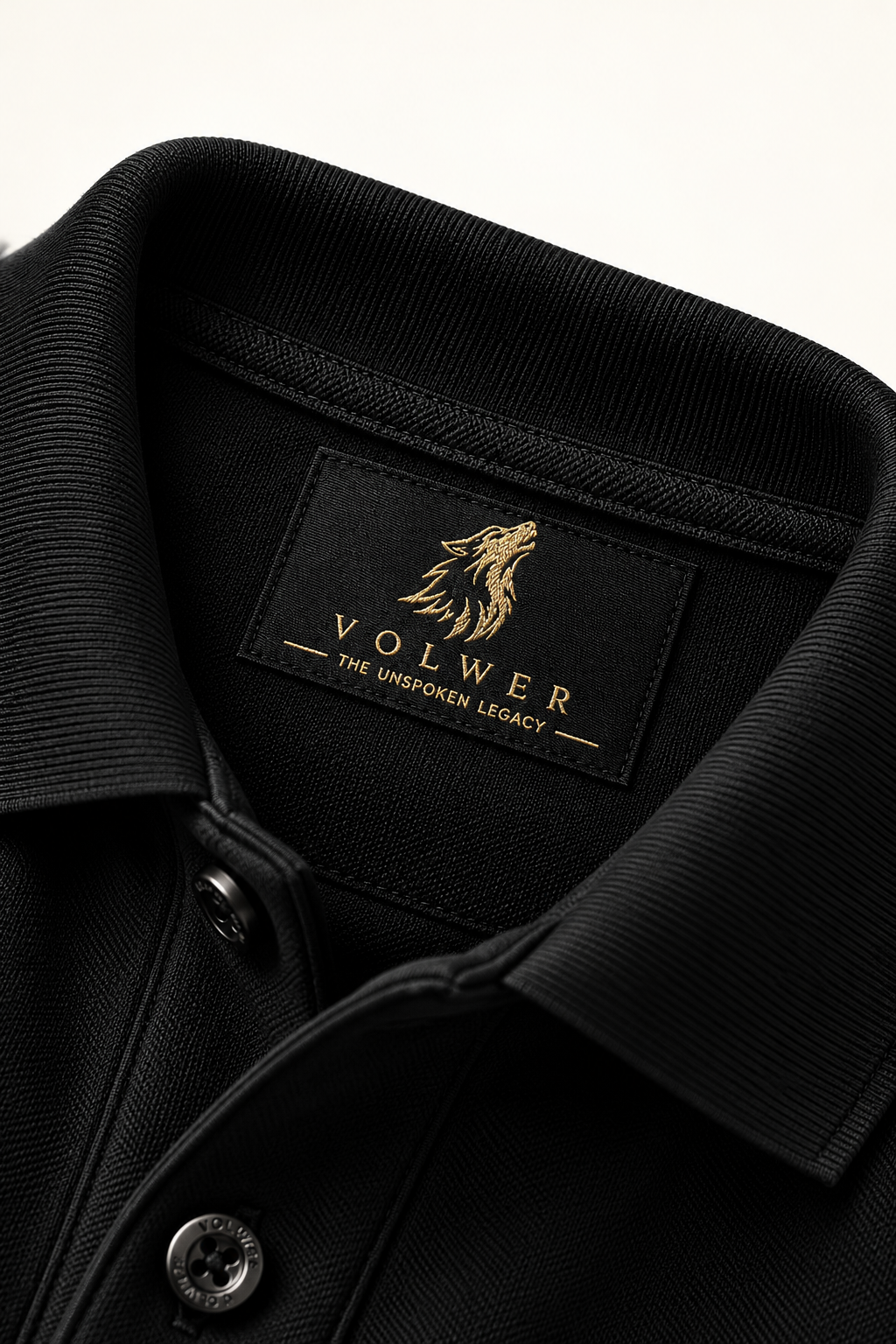 VOLWER Classic Black Polo