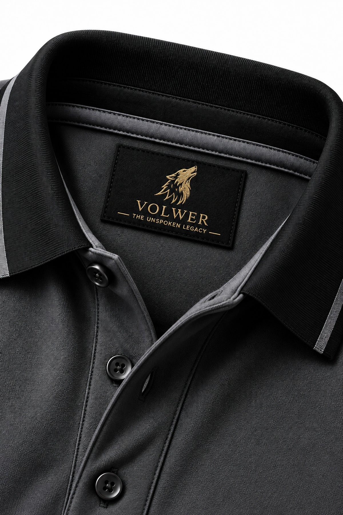 VOLWER Charcoal Grey Polo