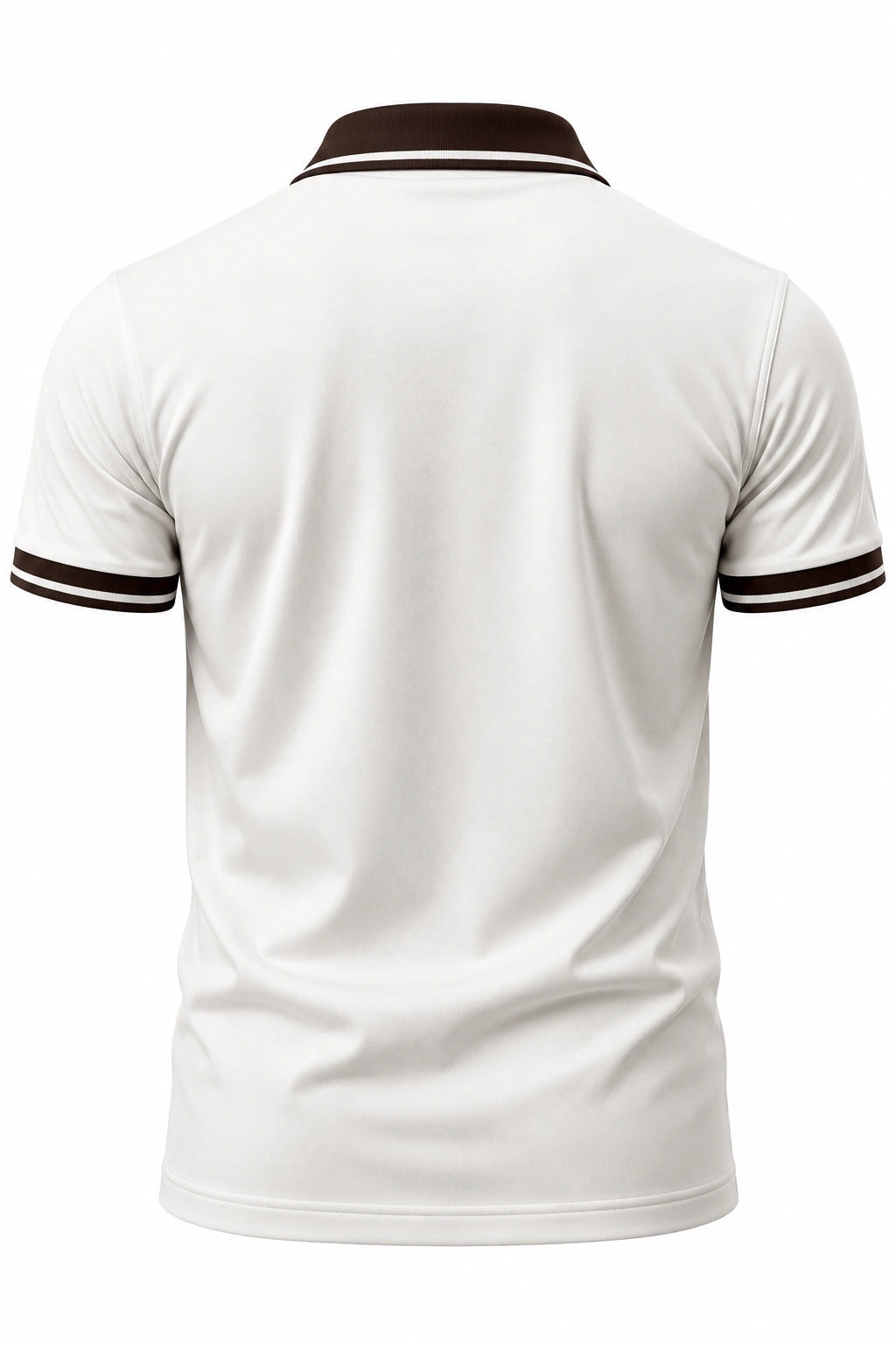 VOLWER Ivory and Brown polo back size XXL